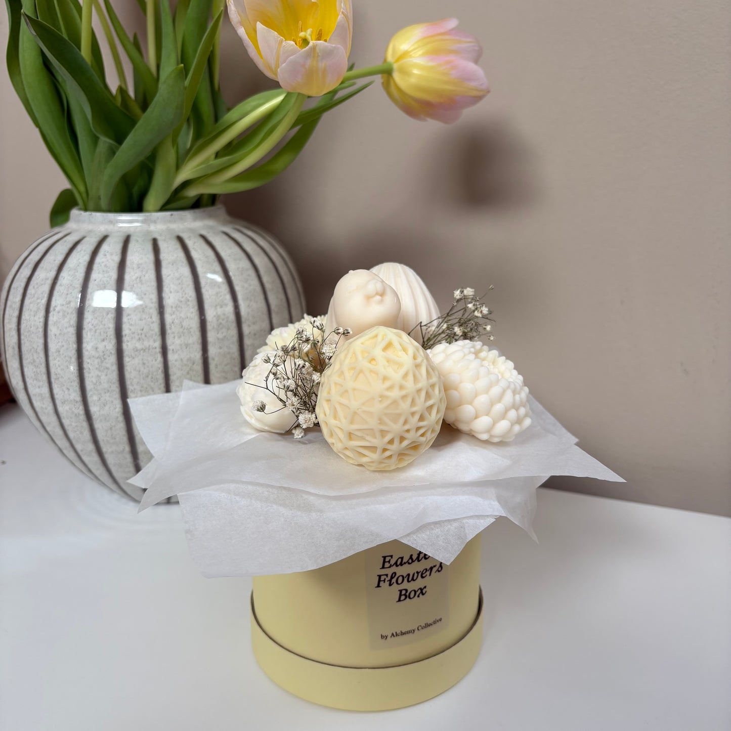 Easter- Flowers Box - Yellow