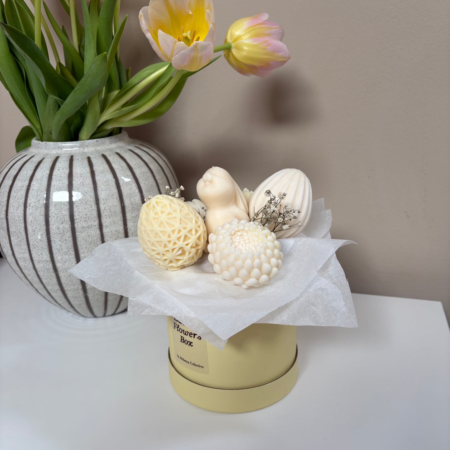 Easter- Flowers Box - Yellow