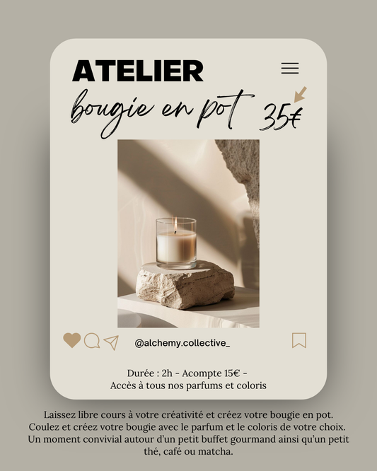 Atelier Bougie en Pot - 35€