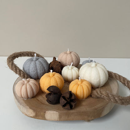 Trio Textured Pumpkin