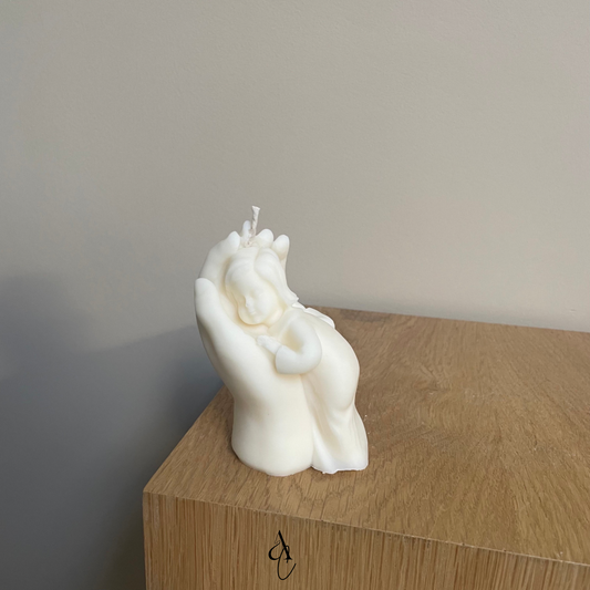Mommy Hand Candle