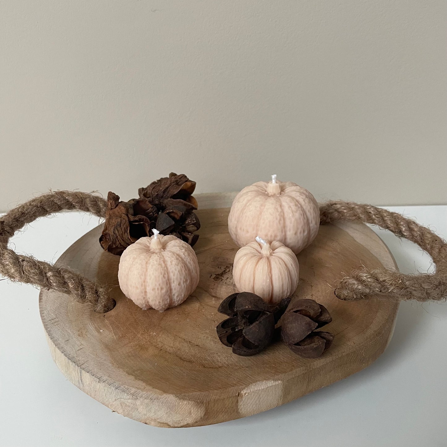 Trio Textured Pumpkin