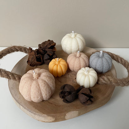 Trio Textured Pumpkin