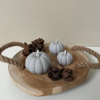 Trio Textured Pumpkin