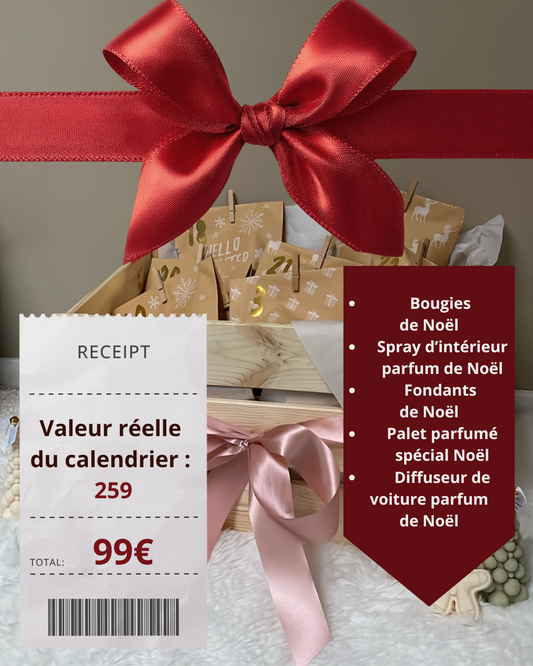 Calendrier de l’Avent - 24 cases - Spécial Noël 🎄